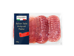 Prato de antipasto italiano com presunto Parma, coppa e salame.