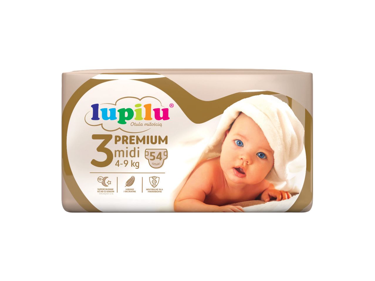 Lupilu Premium vystyklai Midi, 4-9 kg.