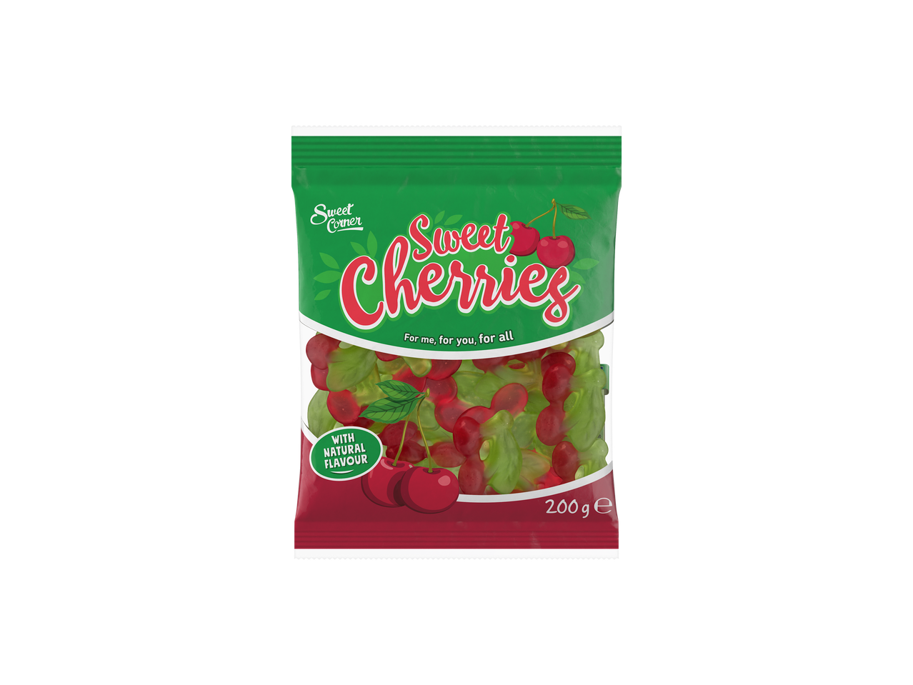 Sweet Corner: 200g vrečka sladkarij z okusom češenj.