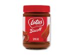 Lotus Biscoff spredning i et glas.
