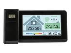 Digital indoor and outdoor thermometer and hygrometer with mould alert and clock