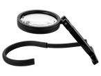 CRELANDO® magnifying glass with foldable stand, ideal for sewing.
