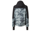 Crivit ski jacket with gray and black tie-dye pattern