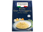Italiamo Italian Style Risotto Gran Formaggeria with Four Cheeses, 175g package.