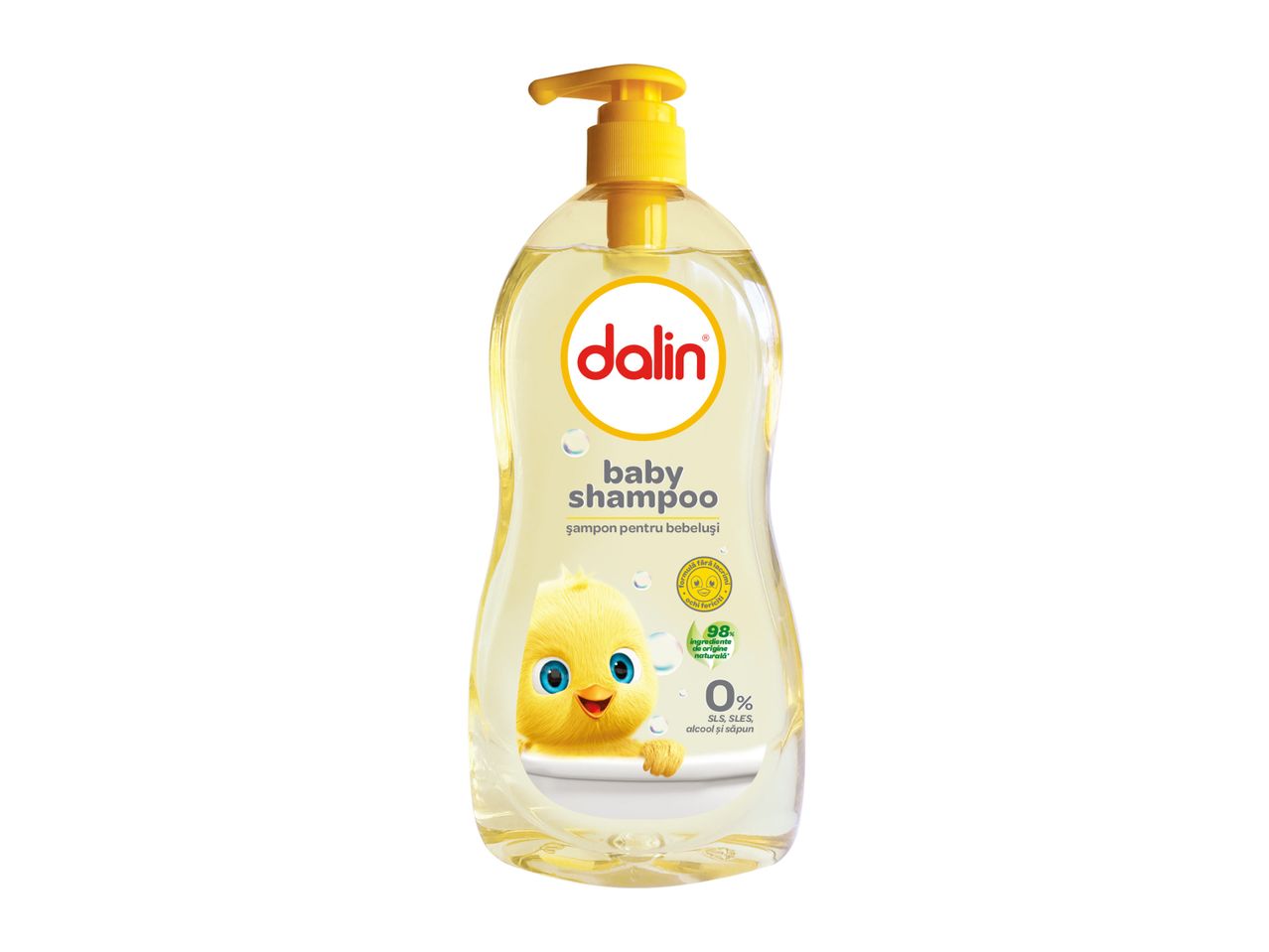 Șampon și gel de duș Dialin pentru bebeluși.