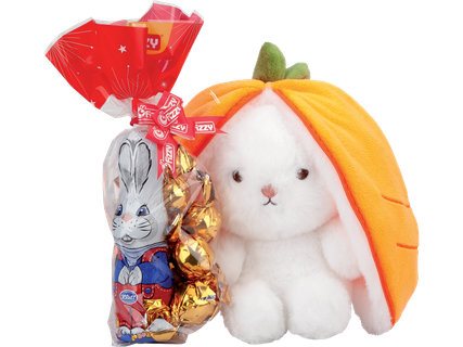 Peluche avec chocolat