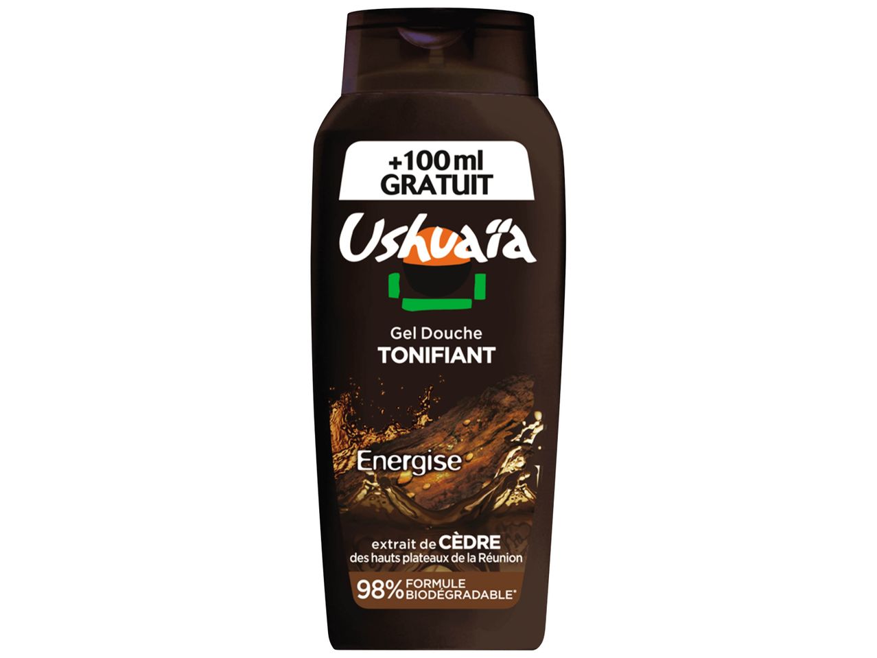 Gel douche Ushuaïa Energise, tonifiant.