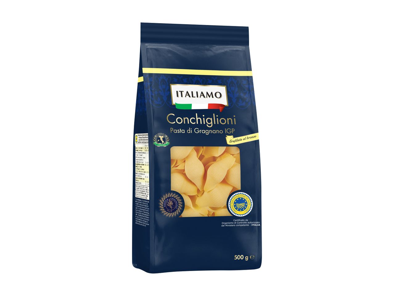 Pakiranje testenin Barilla Conchilglie.