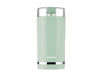 Ein mintgrüner SilverCrest-Kaffeemühlen-Behälter.