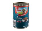 Orlando: dog food in jelly, meaty chunks with beef, 400g.
