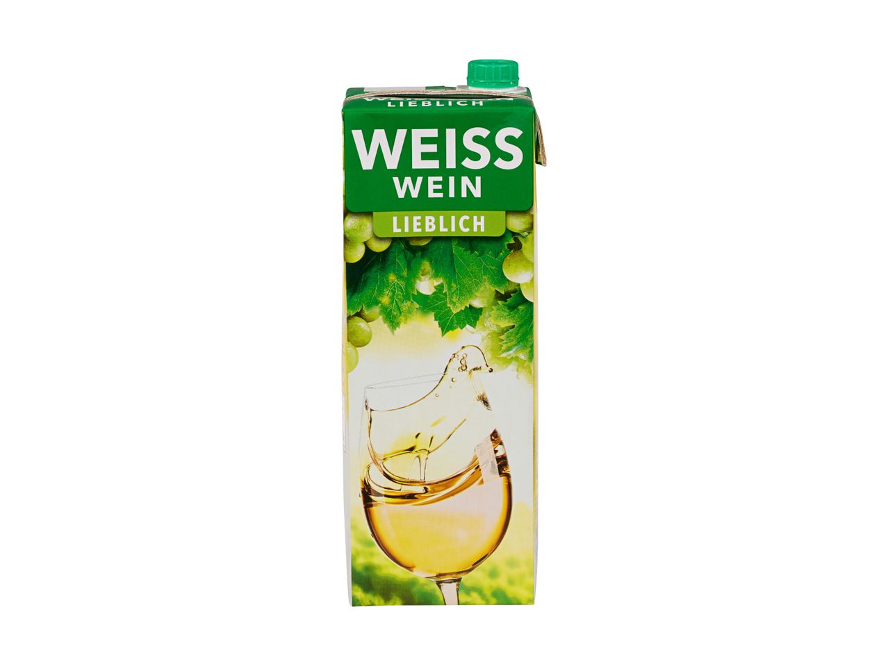 Boîte de Weisswein, vin blanc.