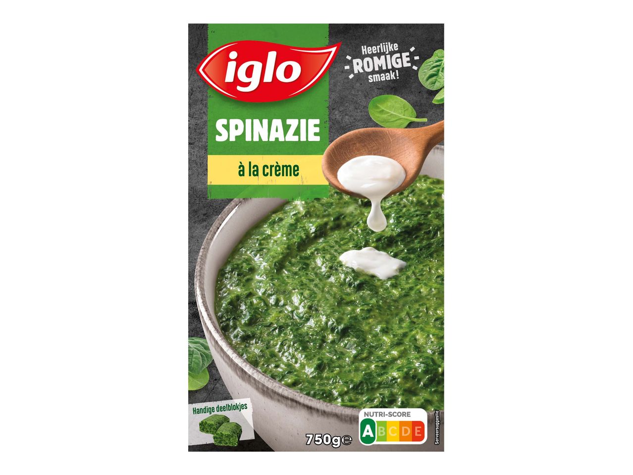 Ga naar volledige schermweergave: Iglo spinazie á la crème - afbeelding 1