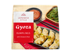 Vitaasia Japanese Style Gyoza dumplings: frozen chicken & pork.
