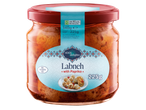 1001 Delights Labneh with Paprika in a jar, showing a serving suggestion of cheese balls.