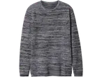 Pulover fin tricotat Esmara Men, gri, cu model orizontal
