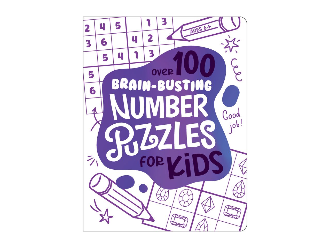 100 Brain-Busting Number Puzzles for Kids activity book.