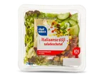 Italiaanse saladeschotel met kruidendressing, kaas en croutons, 250g, 1 portie.