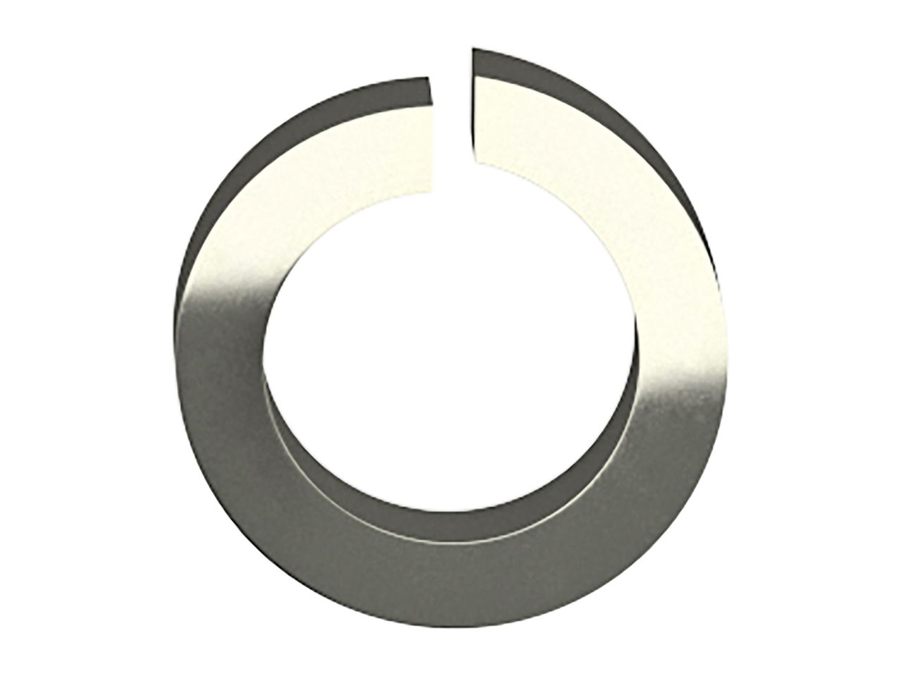 Split metal ring, retaining ring.