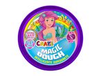 Crazy Aarons Magic Dough in a purple container featuring a mermaid design.