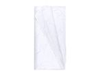 White quilted mattress protector, folded