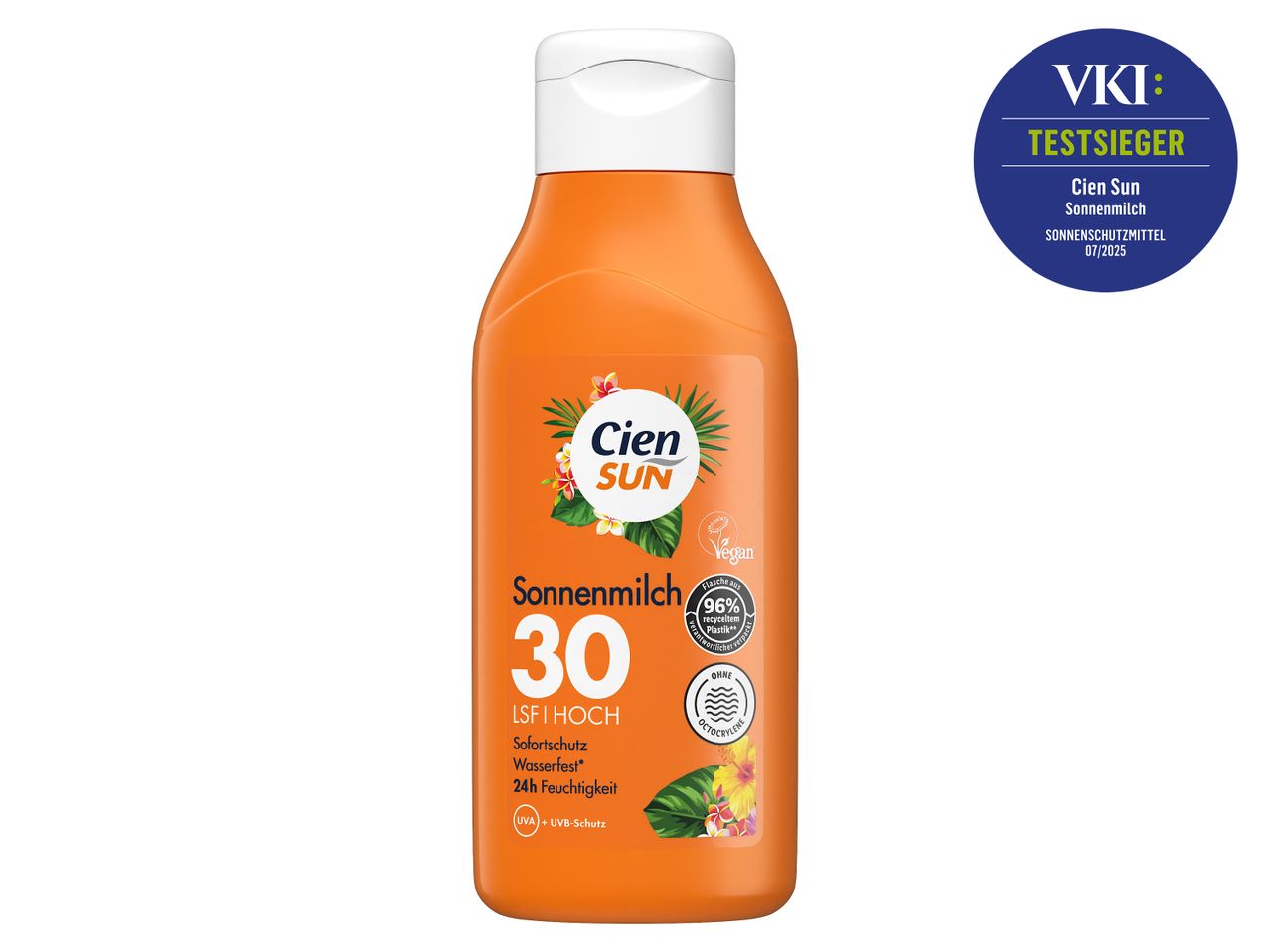 Clean Future Sonnenschutzlotion LSF 30 mit Avocado und Mango.