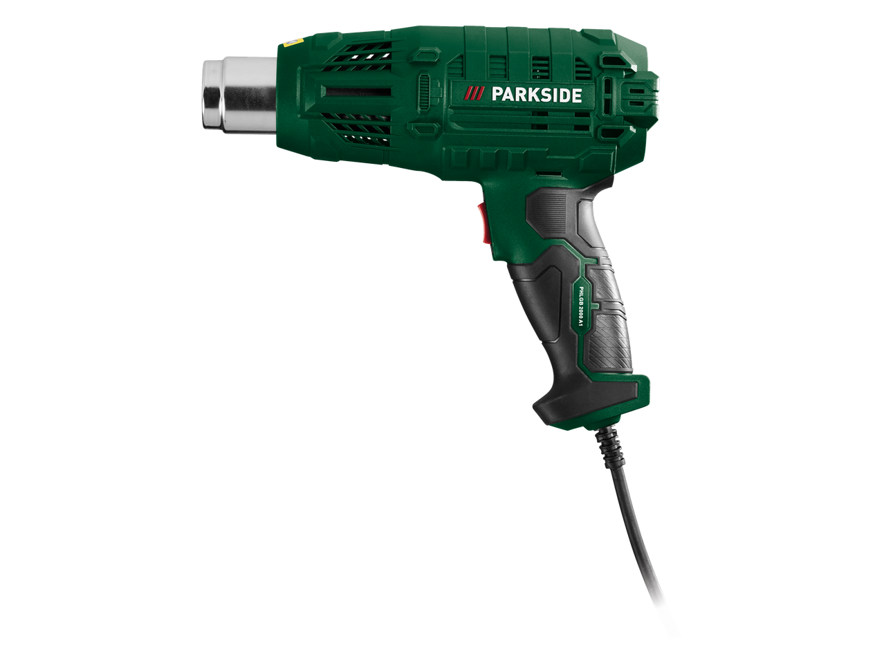 Parkside karstā gaisa pistole PHLGS 2000 A1, zaļa un melna