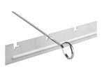 Grill rack and skewers: stainless steel barbecue tools.