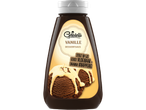 Gelatelli vanille dessertsaus fles met ijs.
