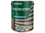 Pot de lasure Parkside pour boiseries et clôtures de jardin, couleur gris graphite.