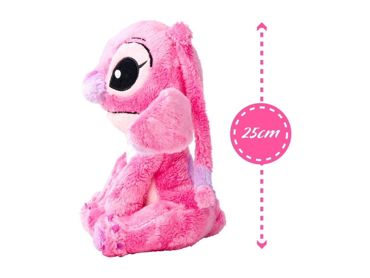 Pink Stitch plush toy, 25cm.