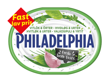 Philadelphia Classic med hvidløg