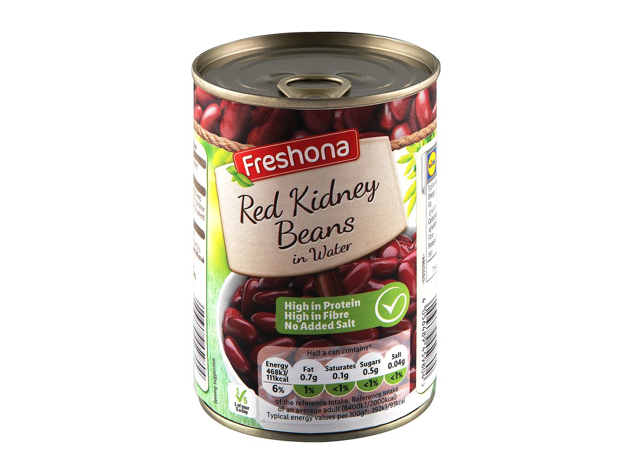 Go to full screen view: Freshona Red Kidney Beans in Water - Image 2
