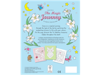 Children's colouring book with magical journey theme, fairies, and hidden treasures.
