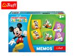 Mickey Mouse Clubhouse memory game for ages 3+ with character cards.