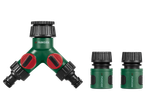 Conjunto de ligação de irrigação PARKSIDE com um distribuidor em Y e dois conectores de mangueira