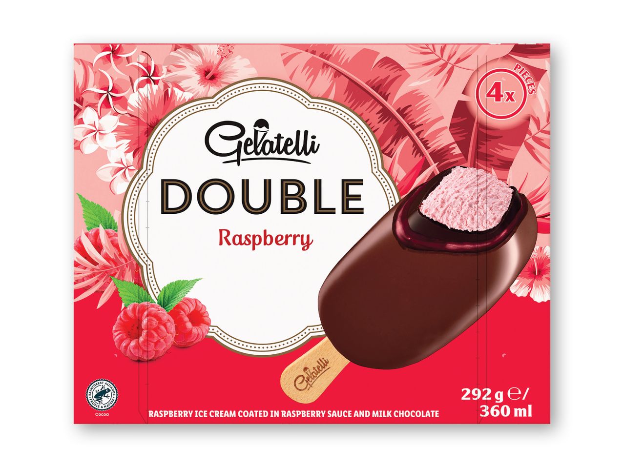 Gabriella Double Raspberry isbjørne is