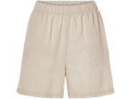 Beige linased šortsid.