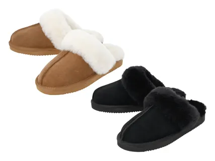Esmara Lammfell-Hausschuhe