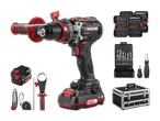 Akku-Bohrschrauber-Set mit Zubehör, Bits, Bohrern und Werkzeugkoffer