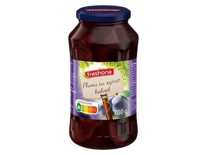 Konservuotos  slyvų puselės