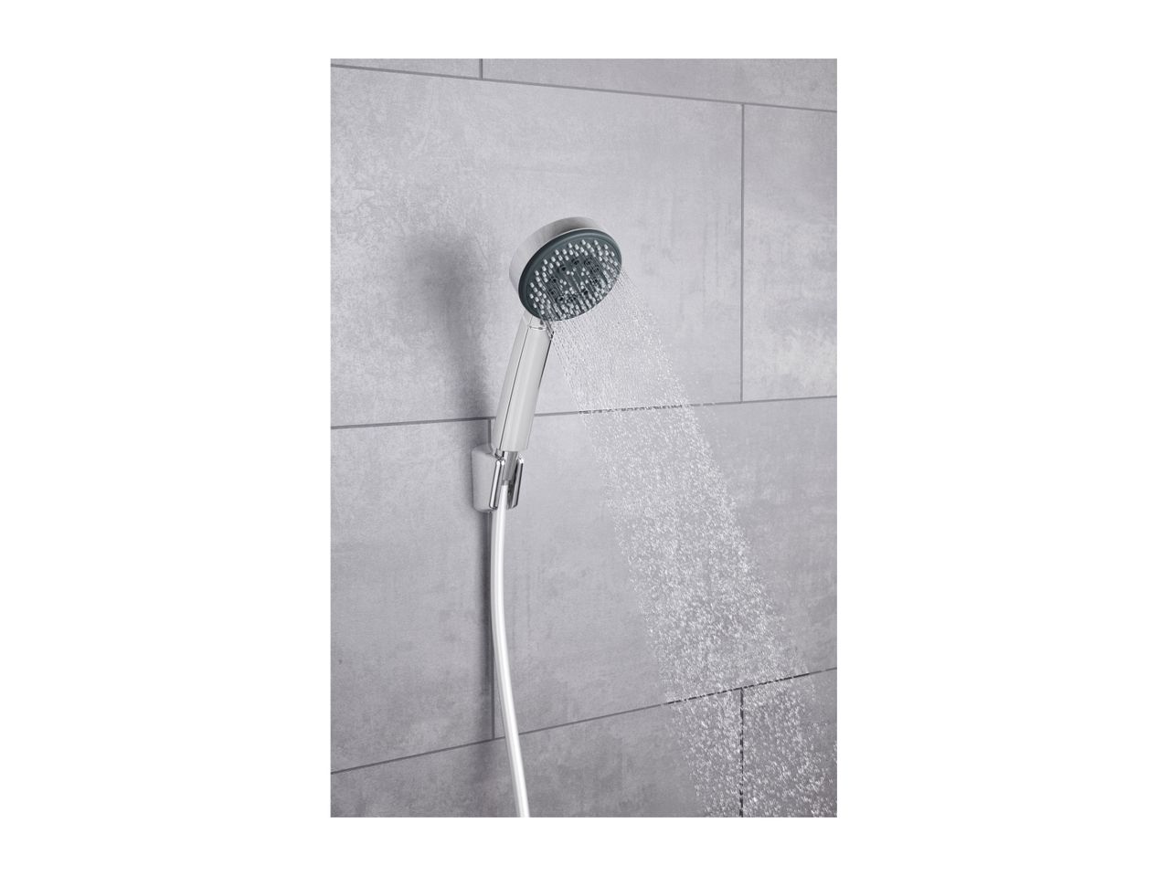 Go to full screen view: Livarno Home Shower Head & Hose Set - Dark - Image 5