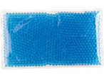 Blue gel cooling pack.