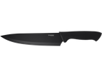 Cuțit de bucătărie negru Silvercrest® din oțel inoxidabil cu mâner ergonomic.