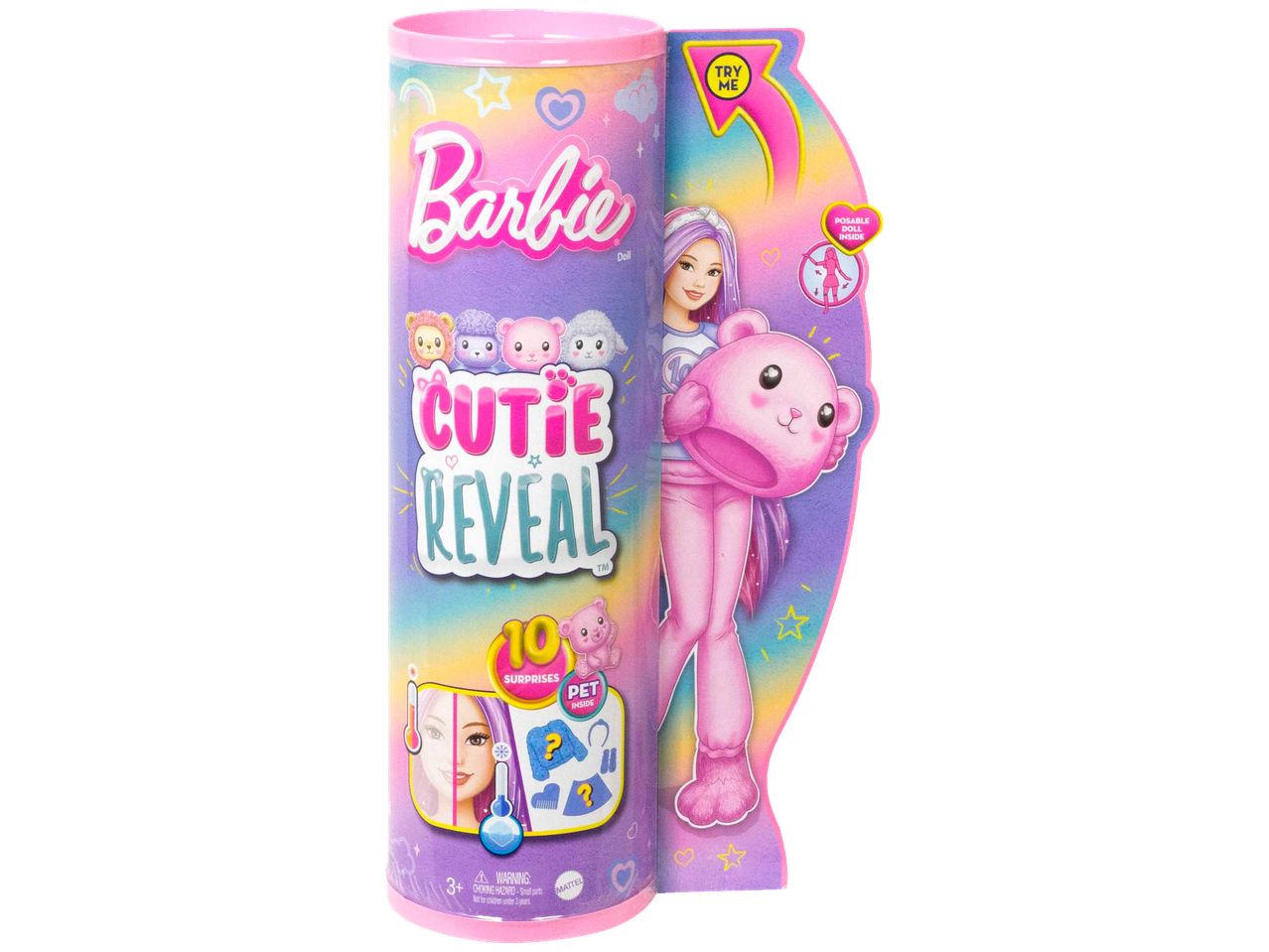 MATTEL® Lalka Barbie z serii Cutie Reveal Słodkie Stylizacje