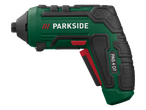 Green Parkside PAS 4 D7 cordless screwdriver.