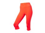 Narancssárga, 3/4-es hosszúságú sportleggings.