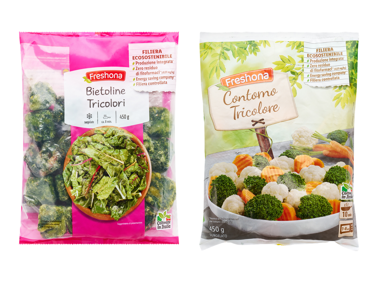 Contorno verdure tricolori