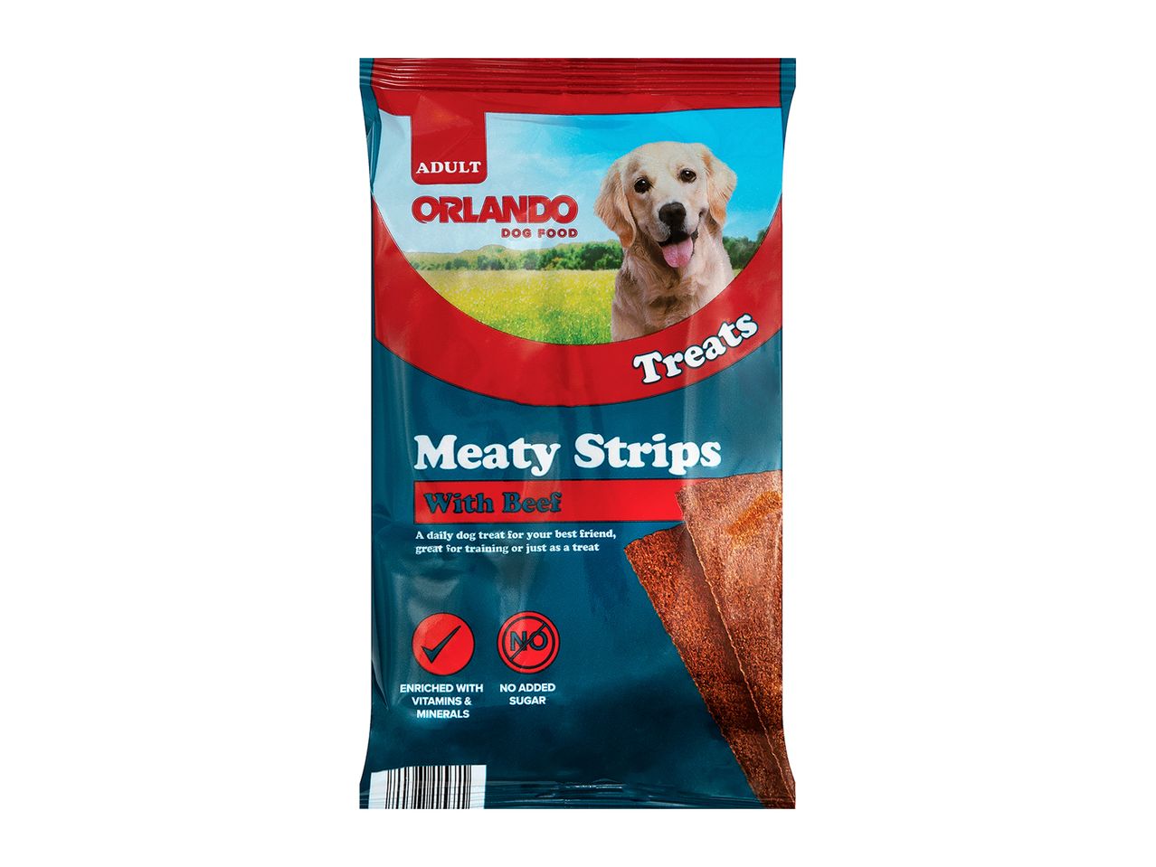 Go to full screen view: Orlando Meaty Strips for Dogs Assorted - Image 1