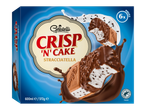 Gelado Gelatelli Crisp 'n' Cake Stracciatella: 6 unidades.