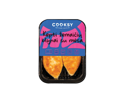 Kepti Žemaičių blynai su mėsa